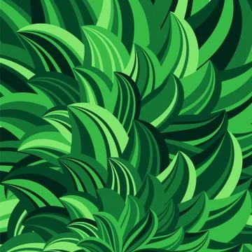 Green leaves abstract vector Stock Illustration