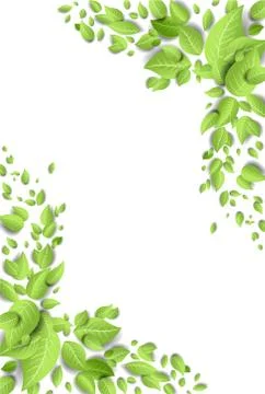 Green leaves background Stock Illustration