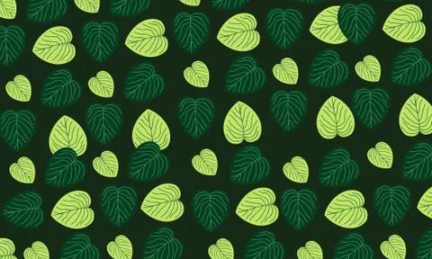 Green leaves background Stock Illustration