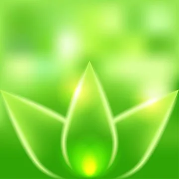 Green leaves blurred background Stock Illustration