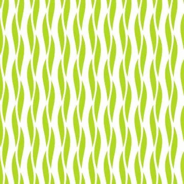 Green leaves decorative seamless pattern. Vector illustration. Stock Illustration