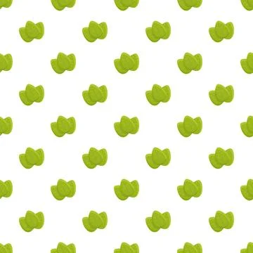 Green leaves foliage pattern seamless background illustration Stock Illustration