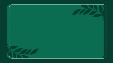 Green Leaves Motion Background. Seamless Looping Animation Stock Footage 300856156