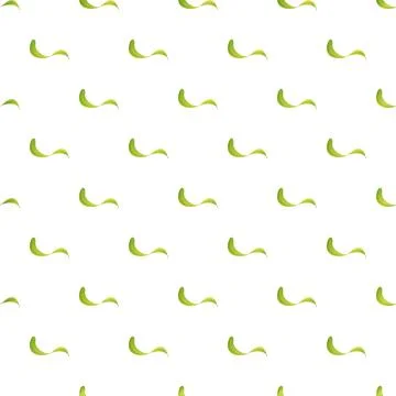 Green leaves pattern creating a seamless natural background Stock Illustration
