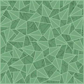 Green leaves pattern Stock Illustration