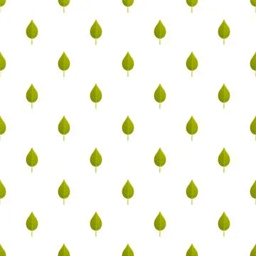 Green leaves pattern representing nature and ecology concept Stock Illustration