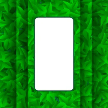 Green Leaves Pattern. Summer Leaves Background Stock Illustration