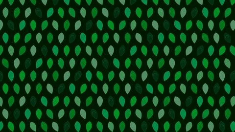 Green Leaves Seamless Pattern Background 스톡 일러스트