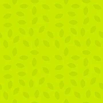 Green leaves seamless spring pattern. Vector illustration. Illustrazione stock