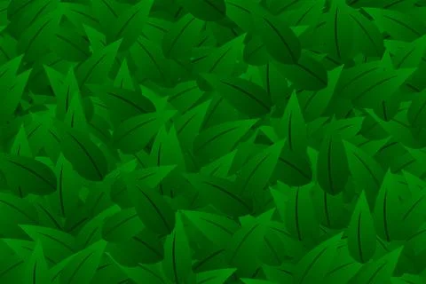 Green leaves texture Stock Illustration