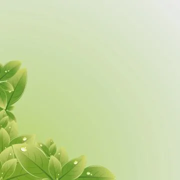 Green leaves texture. Vector illustration. Stock Illustration