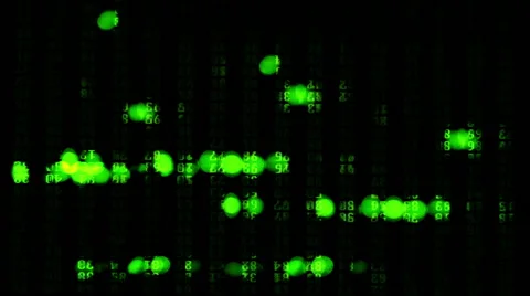 Green LED Light from the network equipment employed. It concept Stock Footage 68896662