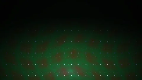 Green LED lights on dark background. Stock Footage 340032659