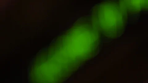 Green LED scrolling info light bar out of focus bokeh blur Stock Footage 107346901