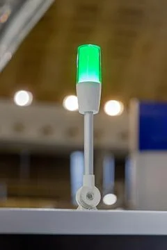 Green Led Stack Light Stock Photos