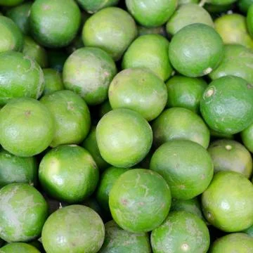 Green lemons background Stock Photos