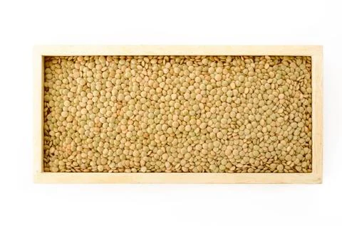 Green lentils Stock Photos