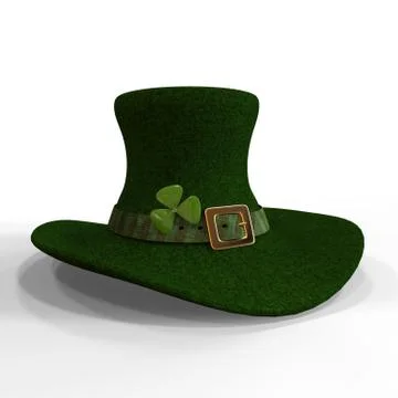 Green Leprechaun Hat Stock-Illustration