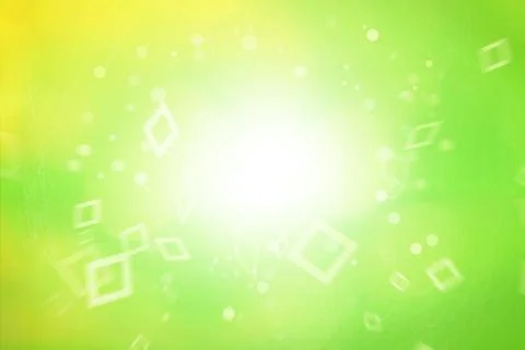 Green light abstract background Stock Illustration