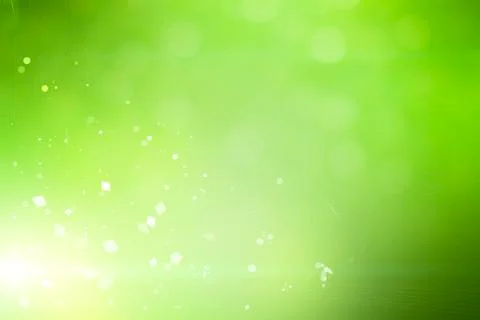 Green light abstract background Stock Illustration