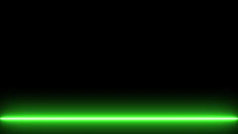 Green light beam scanning animation isolated on black background Stock-Footage 333585238