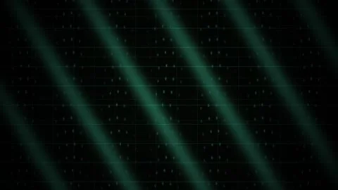 Green light beams on black background. Stock Footage 340033076