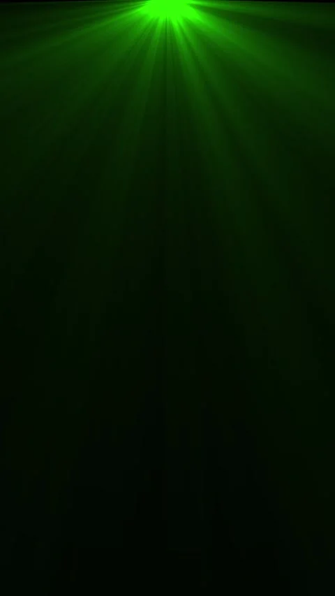 Green light beams shining from top edge. 스톡 동영상 331898370