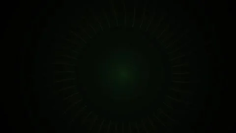Green light on black background with pixelated effect. Stock Footage 335961869