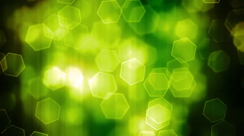 Green Light Bokeh Stock Footage 41038715
