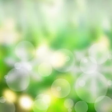 Green light bokhe gradient background Stock Illustration