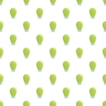 Green light bulbs generating renewable energy pattern Stock Illustration