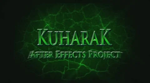 Green light bust whit optical flares After Effects stock