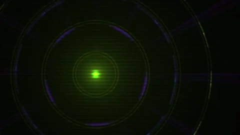 Green light in dark background. Stock Footage 334885540