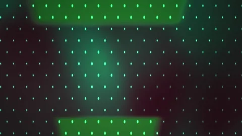 Green light dots on black background. Stock Footage 337476513