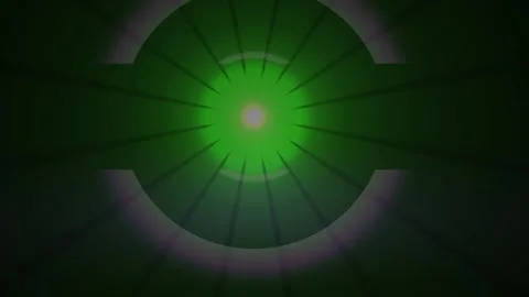 Green Light Effect Animation Sequence. Stock Footage 334341344