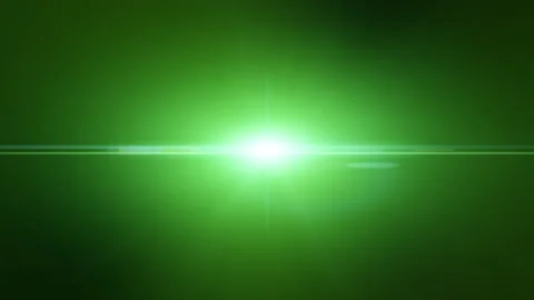Green light explosion in space. Stock Footage 237355105