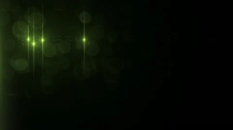 Green Light Flares Stock Footage 11475708