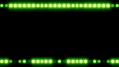 Green Light Frame Background Stock Footage 284401147