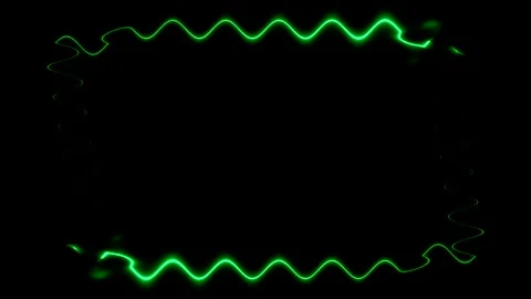 Green Light Frame Stock Footage 284393141