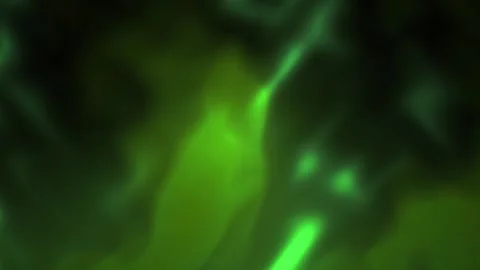Green light glowing in darkness laboratory. Stock Footage 334341499