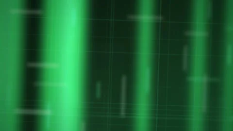 Green light grid data scanning seamless loop motion background Stock Footage 344927229