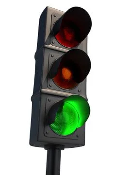 Green light Illustrazione stock