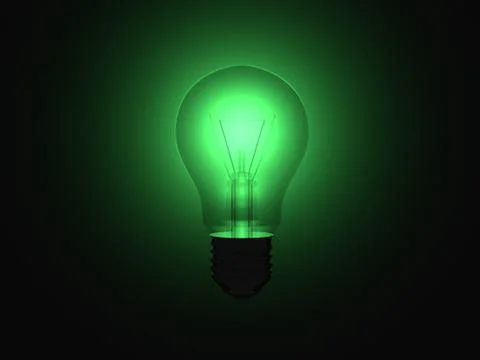 Green Light Illustrazione stock