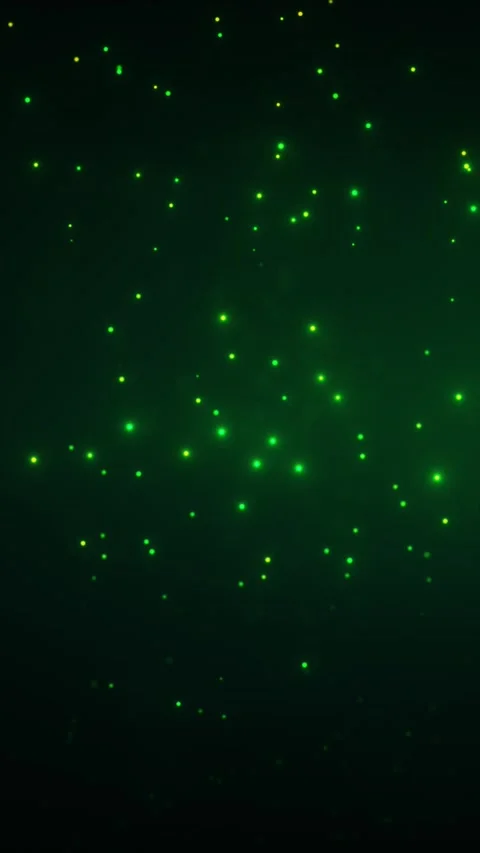 Green Light Particles Stock Footage 317588561