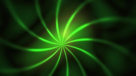 Green Light Radial Pattern Background. Stock Footage 340033394