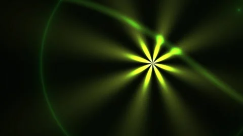 Green Light Ray Effect Background Texture. Stock Footage 340033337