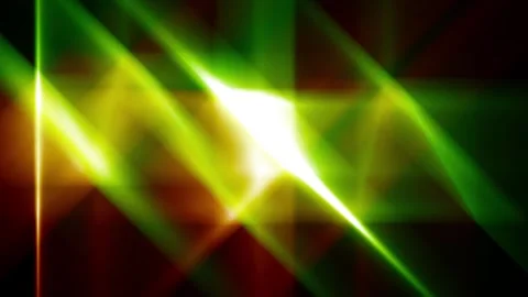Green Light Rays Reflections Abstract Energy Background Loop HD FX Stock Footage 326980335