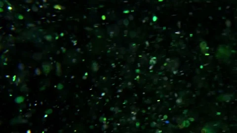 Green light rotating in the dark Stock Footage 107743079