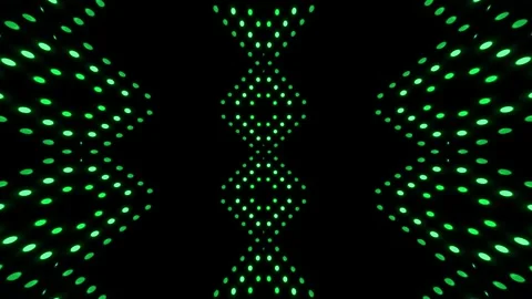 Green Light running Pattern Style go and back Overlay Effect Stock Footage 322952350