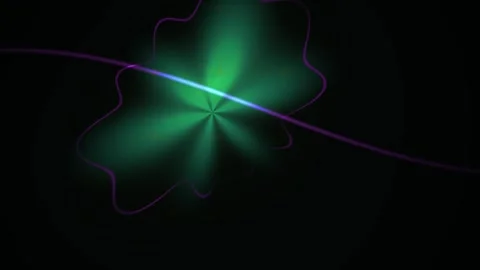 Green light shimmer effect on black background with wire. Stock Footage 335528963